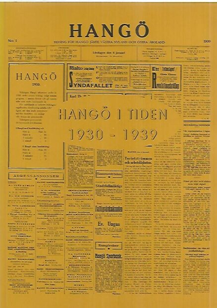 Hangö i tiden 1930-1939