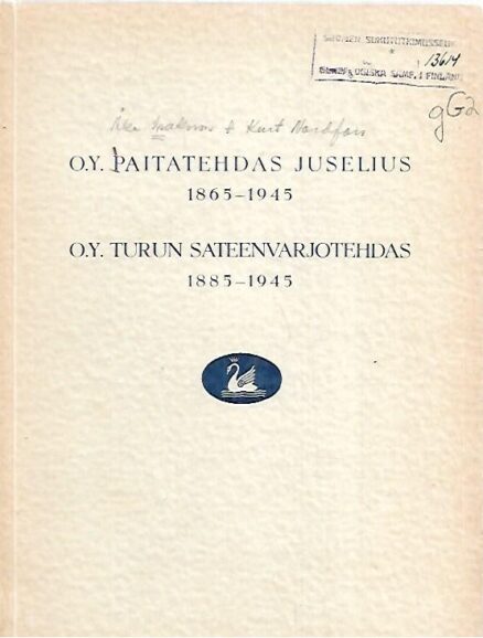 O.Y. Paitatehdas Juselius 1865-1945, O.Y. Turun Sateenvarjotehdas 1885-1945