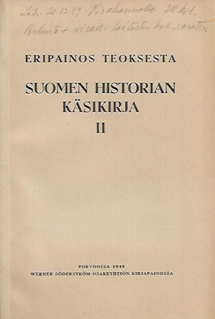 Suomen Historian käsikirja II