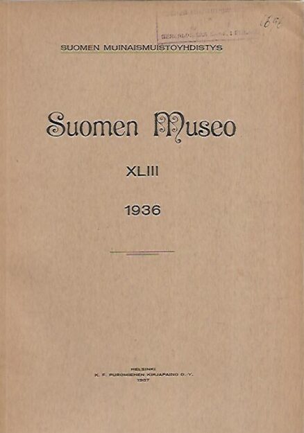 Suomen Museo XLIII 1936