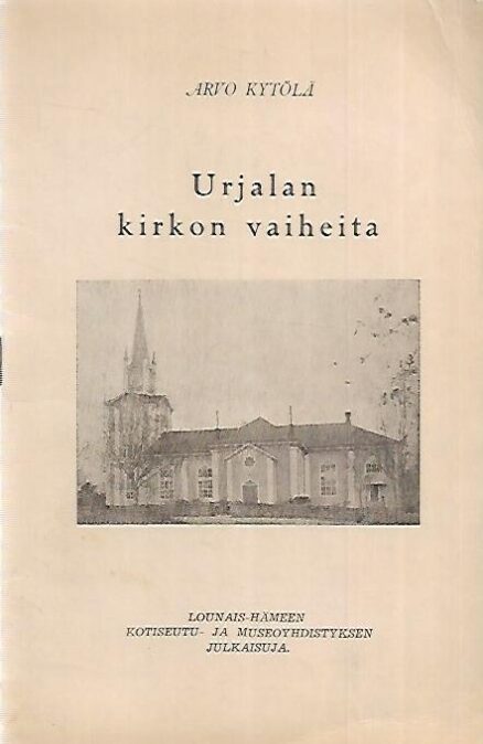 Urjalan kirkon vaiheita