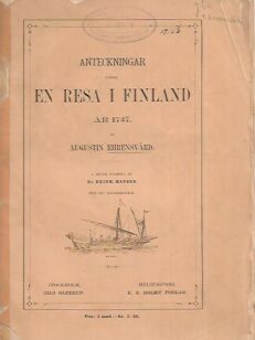 Anteckningar under en resa i Finland år 1747