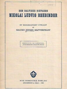 Den baltiske diktaren Nikolai Ludvig Rehbinder