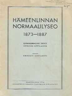 Hämeenlinnan Normaalilyseo 1873-1887: Elämänkerralliset tiedot koulun oppilaista