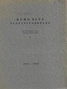 Kumo Elvs Flottningsbolag 1876-1925