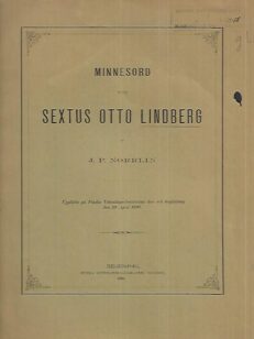Minnesord öfver Sextus Otto Lindberg