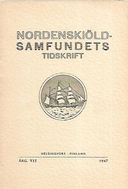 Nordenskiöld-Samfundets tidskrift 1947