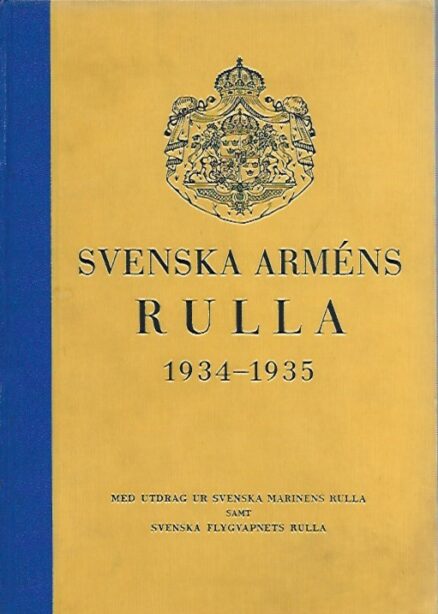 Svenska Armens Rulla 1934-1935
