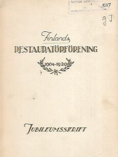 Finlands Restauratörförening 1904-1929 jubileumsskrift