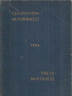 Lehdistön martikkeli 1954