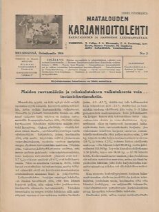 Maatalouden Karjanhoitolehti 2/1916