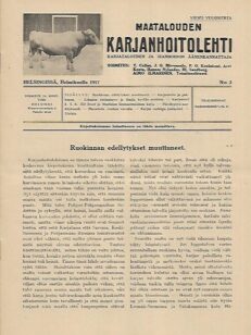 Maatalouden Karjanhoitolehti 2/1917