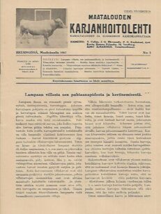 Maatalouden Karjanhoitolehti 3/1917