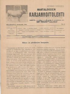 Maatalouden Karjanhoitolehti 6/1918