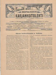 Maatalouden Karjanhoitolehti 6/1919