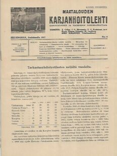 Maatalouden Karjanhoitolehti 8/1917