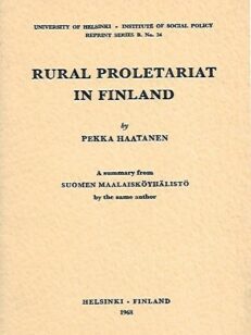 Rural Proletariat in Finland