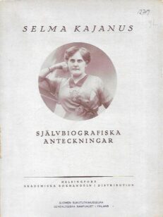 Selma Kajanus: Självbiografiska anteckningar