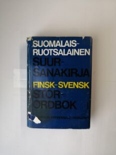 Suomalais-ruotsalainen suursanakirja - Finsk-svensk storordbok