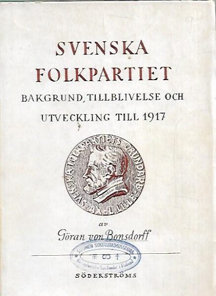 Svenska Folkpartiet - Bakgrund, tillblivelse och utveckling till 1917