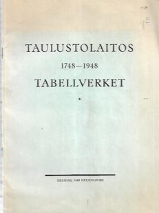 Taulustolaitos 1748-1948 - Tabellverket