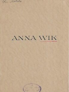 Anna Wik - Minnesteckning