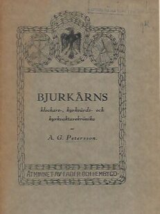 Bjukärns klockare-, kyrkvärds- och kyrkkvaktarekrönika