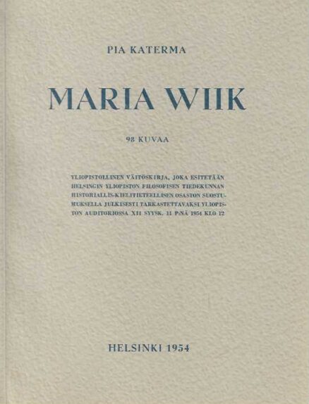 Maria Wiik