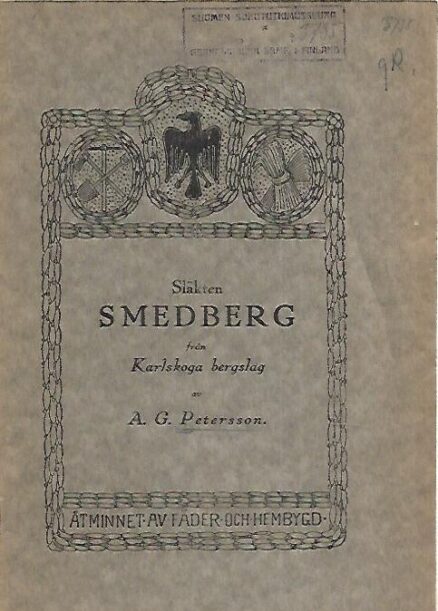 Släkten Smedberg från Karlskoga bergslag