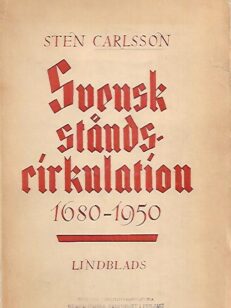 Svensk ståndscirkulation 1680-1950