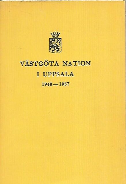 Västgöta Nation i Uppsala 1948-1957