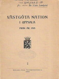 Västgöta Nation i Uppsala från år 1595