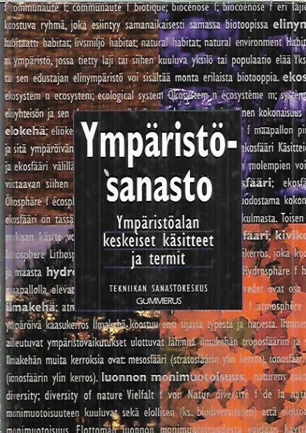 Ympäristösanasto - Ympäristöalan keskeiset käsitteet ja termit