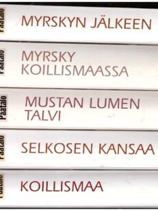 Koillismaa-sarja 5 kirjaa - Koillismaa - Selkosen kansaa - Myrsky Koillismaassa - Myrskyn jälkeen - Mustan lumen talvi