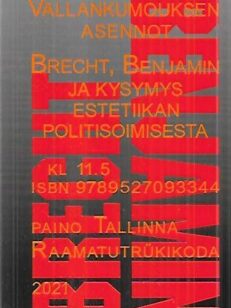 Vallankumouksen asennot - Brecht, Benjamin ja kysymys estetiikan politisoimisesta