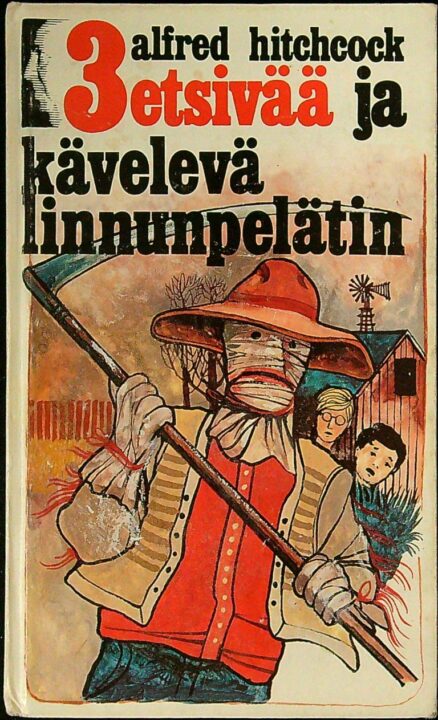 3 etsivää ja kävelevä linnunpelätin