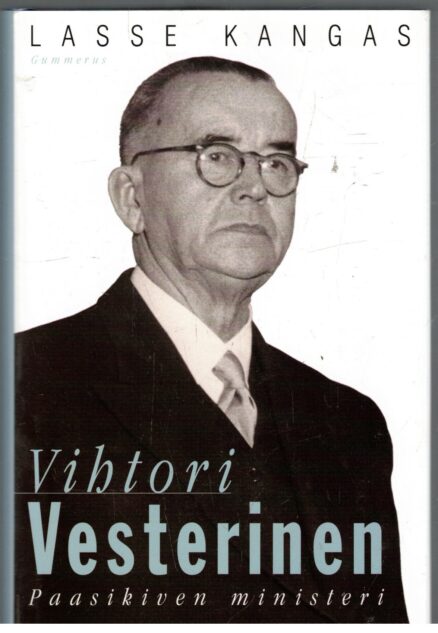 Vihtori Vesterinen - Paasikiven ministeri