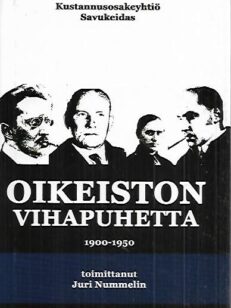 Oikeiston vihapuhetta 1900-1950