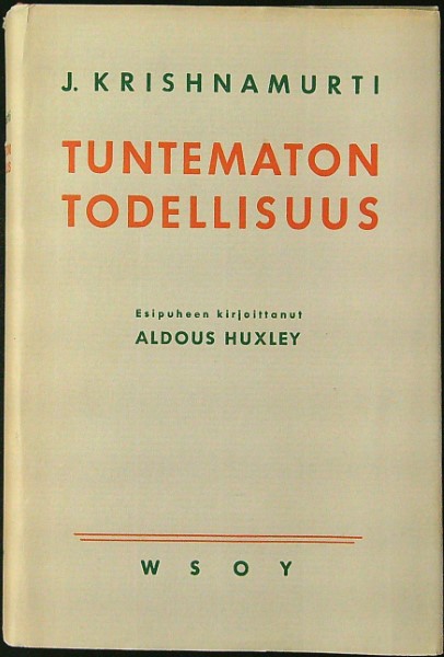 Tuntematon todellisuus