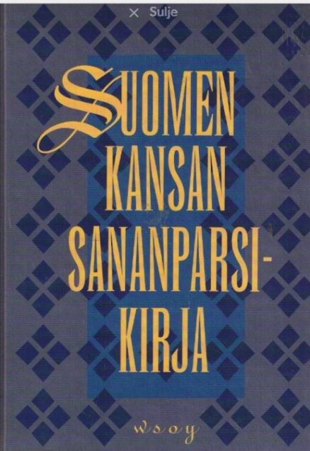 Suomen kansan sananparsikirja