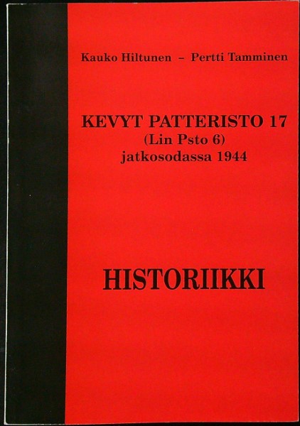 Kevyt patteristo 17 (Lin Psto 6) jatkosodassa 1944