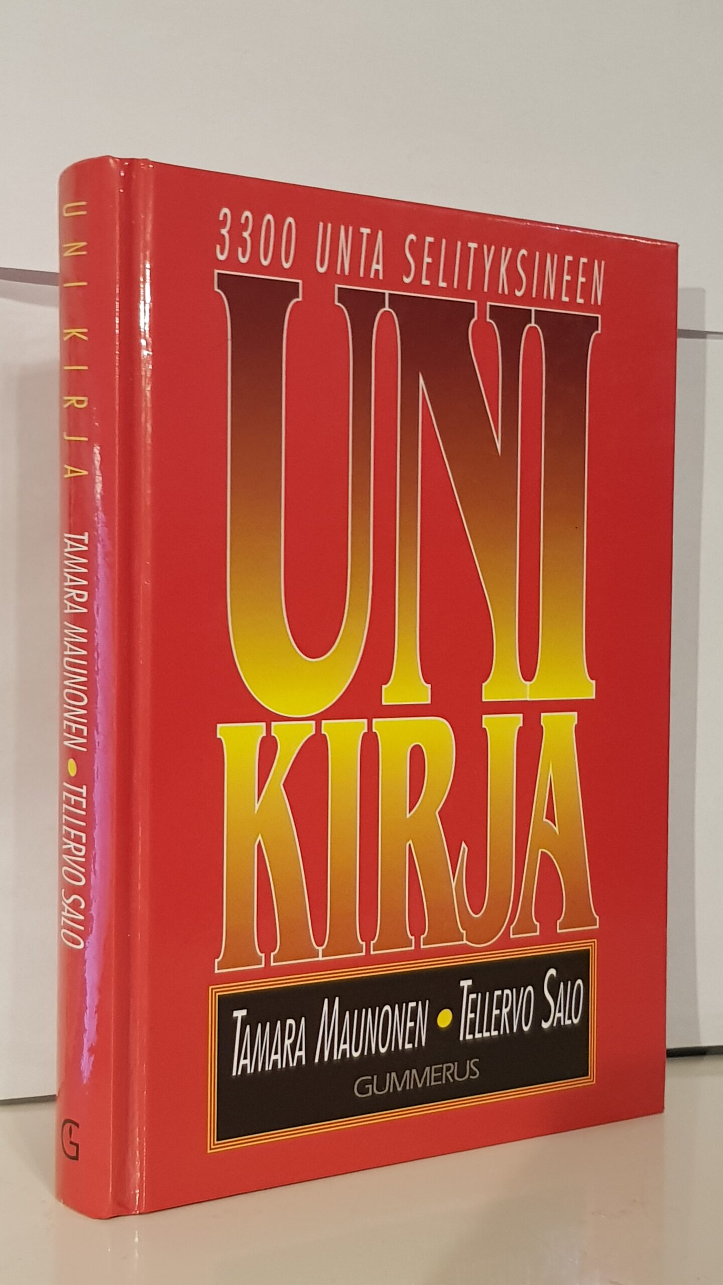 Uni kirja - 3300 unta selityksineen