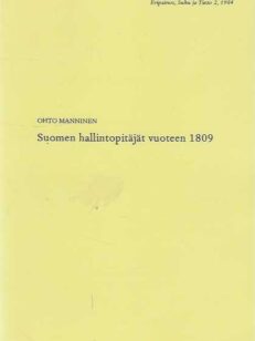 Suomen hallintopitäjät vuoteen 1809