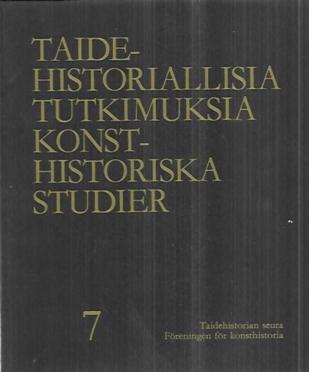 Taidehistoriallisia tutkimuksia - Konsthistoriska studier