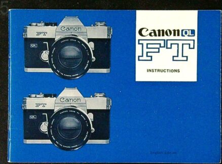 Canon QL FT- Instructions