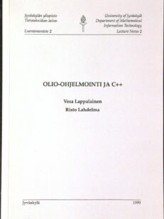 Olio-Ohjelmointi ja C++